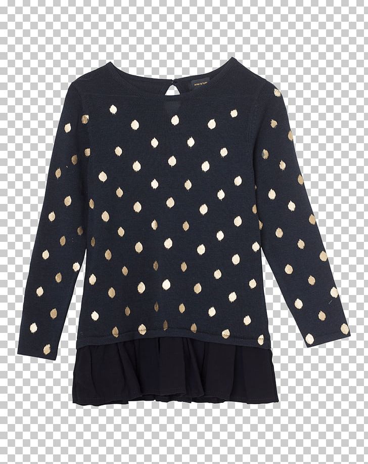 Long-sleeved T-shirt Polka Dot PNG, Clipart, Black, Black M, Blouse, Clothing, Hera Free PNG Download