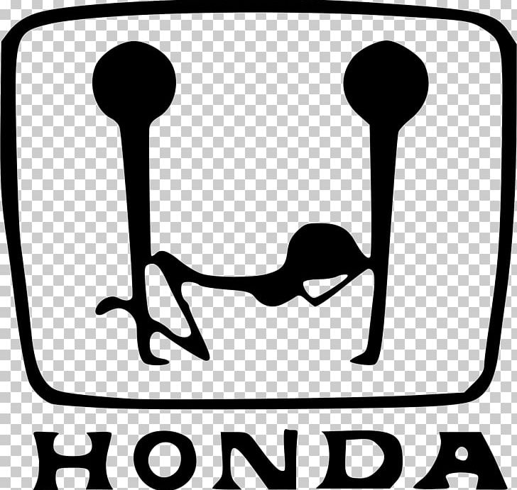 Honda Logo Car Honda Civic Bumper Sticker PNG, Clipart, Area, Artwork, Black And White, Bumper, Cars Free PNG Download