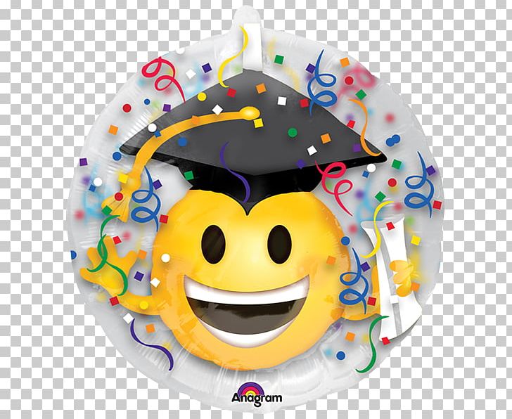 Graduation Ceremony Party Emoji Toy Balloon PNG, Clipart, Balloon, Birthday, Ceremony, Child, Diploma Free PNG Download