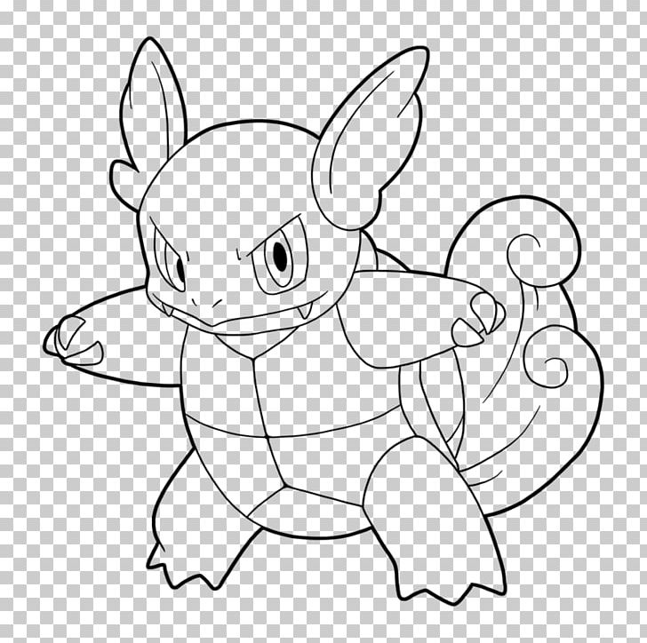Coloring Book Squirtle Pikachu Pokémon Wartortle PNG, Clipart, Adult, Arm, Artwork, Black, Black And White Free PNG Download