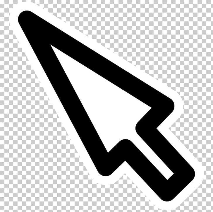 Computer Mouse Pointer Cursor Computer Icons PNG, Clipart, Angle, Arrow, Black And White, Brand, Clip Free PNG Download
