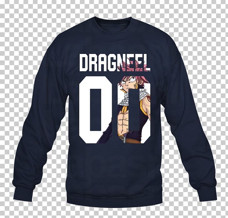 Long-sleeved T-shirt Hoodie Natsu Dragneel PNG, Clipart, Blouse, Bluza, Brand, Clothing, Hoodie Free PNG Download