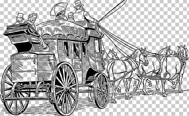 Horse-drawn Vehicle Carriage Stagecoach PNG, Clipart, Animals, Automotive  Design, Black And White, Carriage, Cart Free