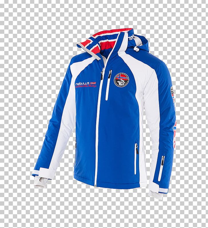 Jacket Hoodie Skiing Ski Suit Polar Fleece PNG, Clipart, Blue, Clothing, Coat, Cobalt Blue, Electric Blue Free PNG Download