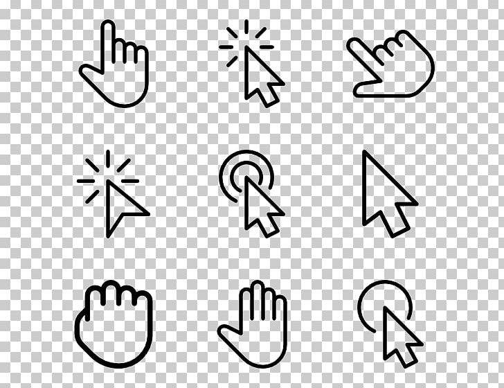 Computer Mouse Pointer Cursor Computer Icons PNG, Clipart, Angle, Arrow, Art, Black, Black And White Free PNG Download