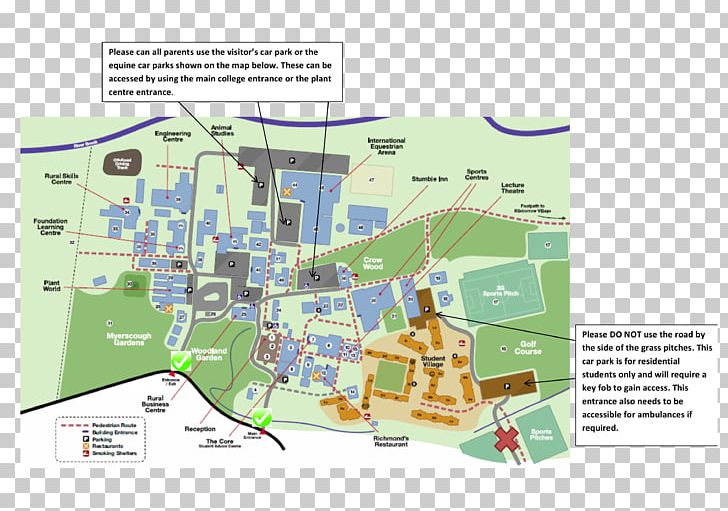 Blackpool Myerscough College Campus Map Urban Design Png Clipart