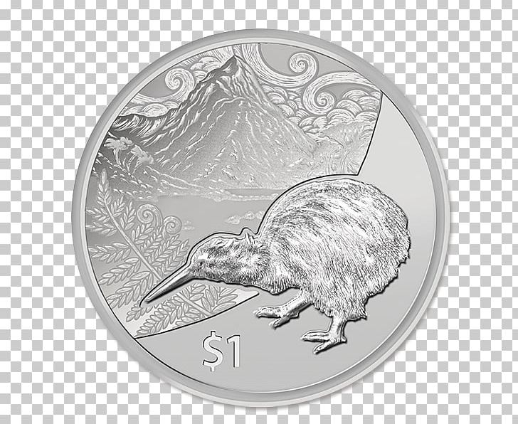 New Zealand Silver Coin Silver Coin Bullion Coin PNG, Clipart, Beak, Bird, Bullion, Bullion Coin, Coin Free PNG Download