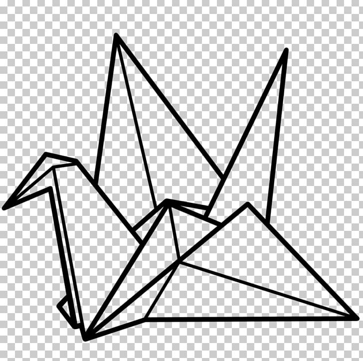 Thousand Origami Cranes Paper Orizuru Thousand Origami Cranes PNG, Clipart, Angle, Area, Art, Art Paper, Black Free PNG Download