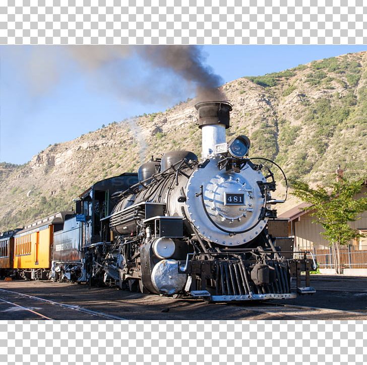 Durango And Silverton Narrow Gauge Railroad Rail Transport Train Steam Engine PNG, Clipart, 282, Automotive Engine Part, Auto Part, Durango, Engine Free PNG Download