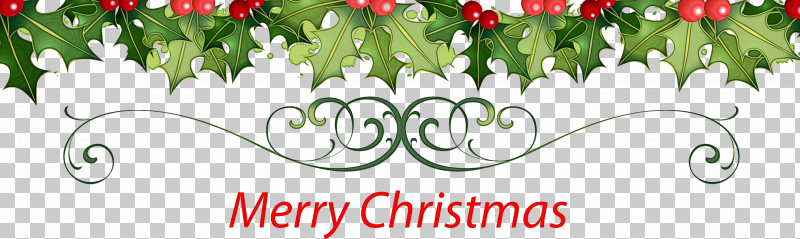 Holly PNG, Clipart, Christmas Eve, Holly, Paint, Plant, Text Free PNG Download