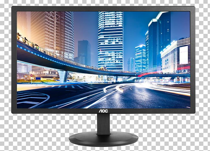 Computer Monitors AOC International LED Display IPS Panel Liquid-crystal Display PNG, Clipart, Advertising, Aoc International, Computer, Computer Monitor Accessory, Display Advertising Free PNG Download