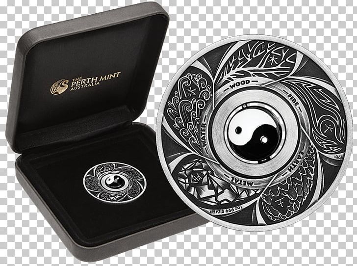 Perth Mint Silver Coin Yin And Yang Ounce PNG, Clipart, Coin, Coin Rotate, Dollar Coin, Hardware, Jewellery Free PNG Download