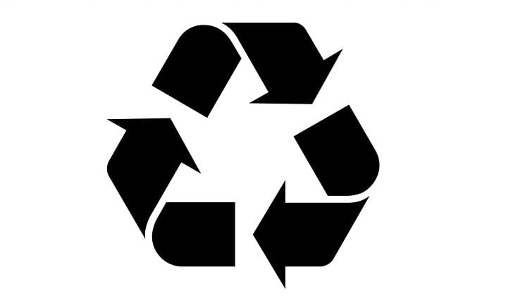 Recycling Symbol Logo Recycling Bin PNG, Clipart, Angle, Black White, Brand, Computer Line Free