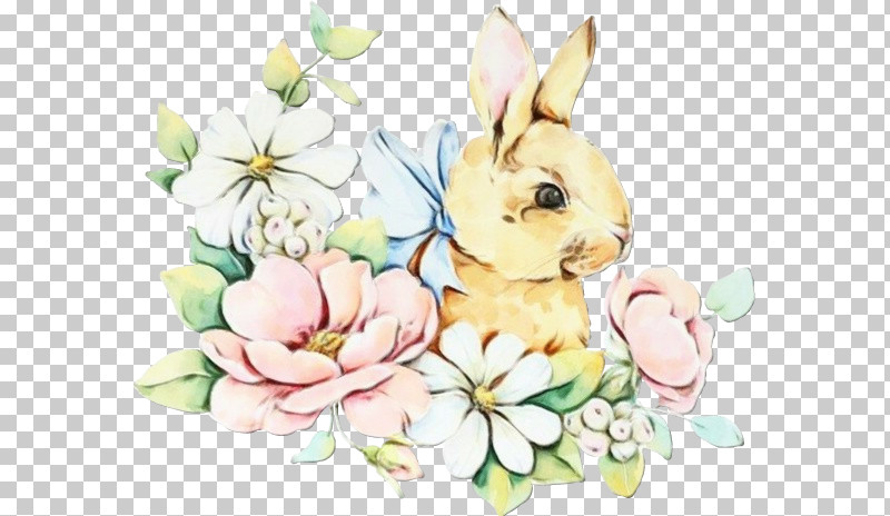 Easter Bunny PNG, Clipart, Easter, Easter Bunny, Flower, Magnolia, Paint Free PNG Download