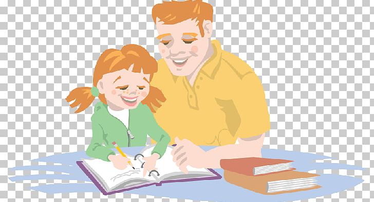 Homework School Student Daughter PNG, Clipart, Art, Cartoon, Child, Communication, Conversation Free PNG Download