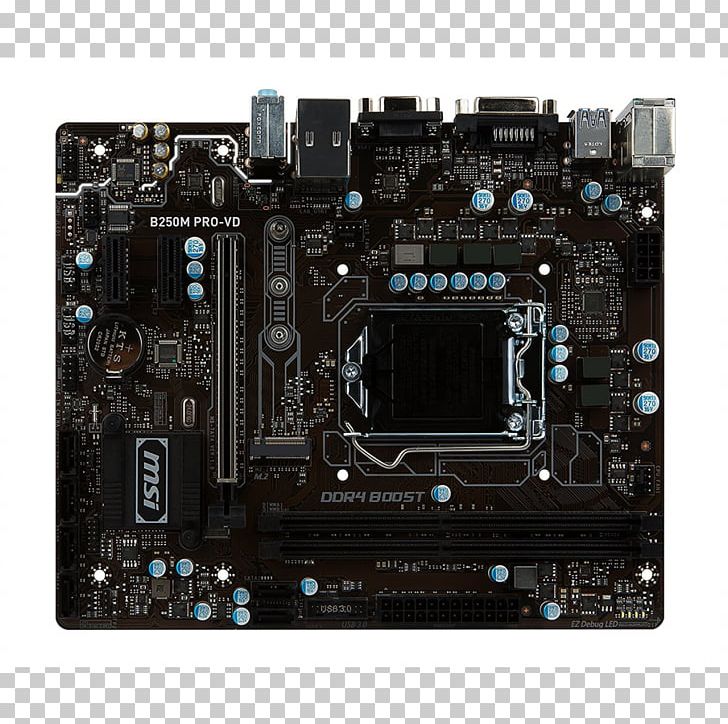 LGA 1151 MSI H270 GAMING PRO CARBON Motherboard MicroATX PNG, Clipart, Atx, B 250, Chipset, Computer Component, Computer Hardware Free PNG Download
