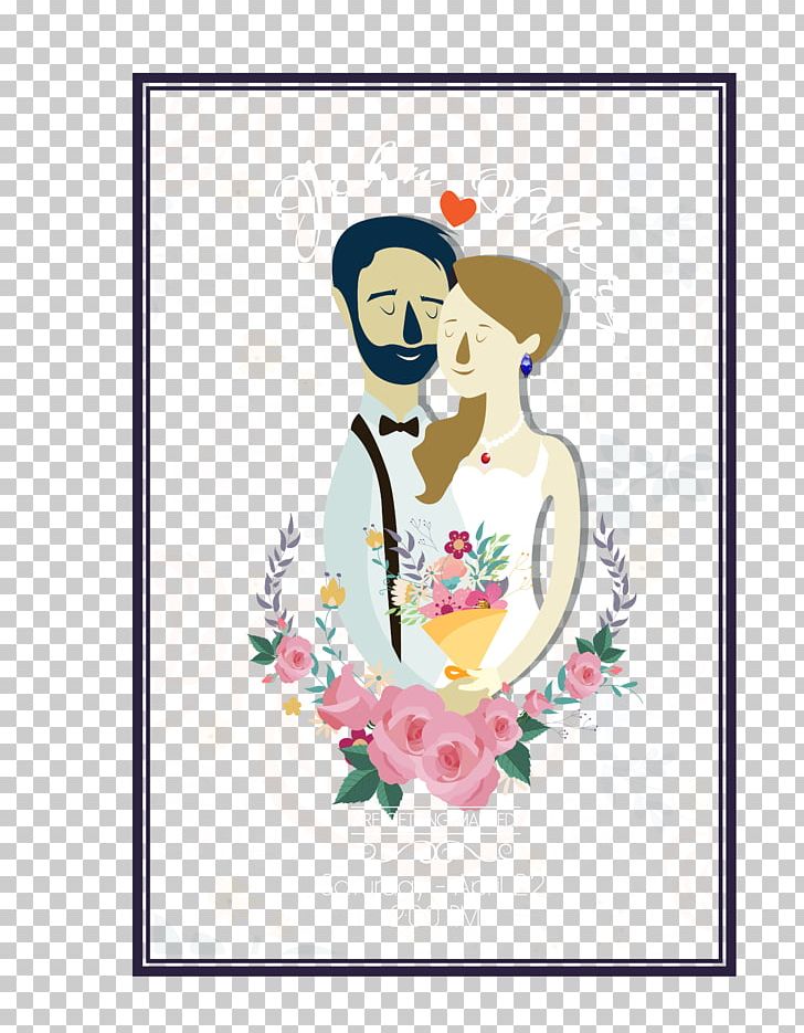 Wedding Invitation Banner Floral Design PNG, Clipart, Artwork, Botany, Bride, Couple, Creative Arts Free PNG Download
