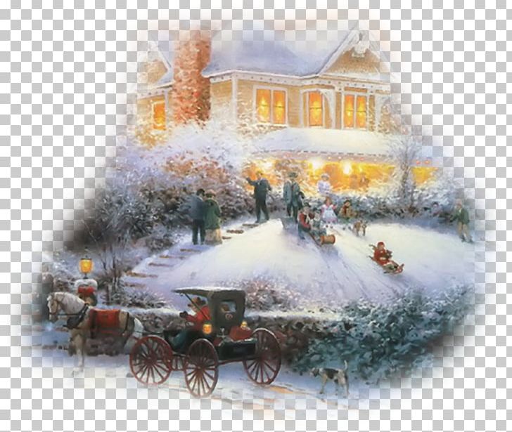 Graceland Christmas Painting Christmas Day Art PNG, Clipart, Art, Artist, Canvas Print, Christmas Cottage, Christmas Day Free PNG Download