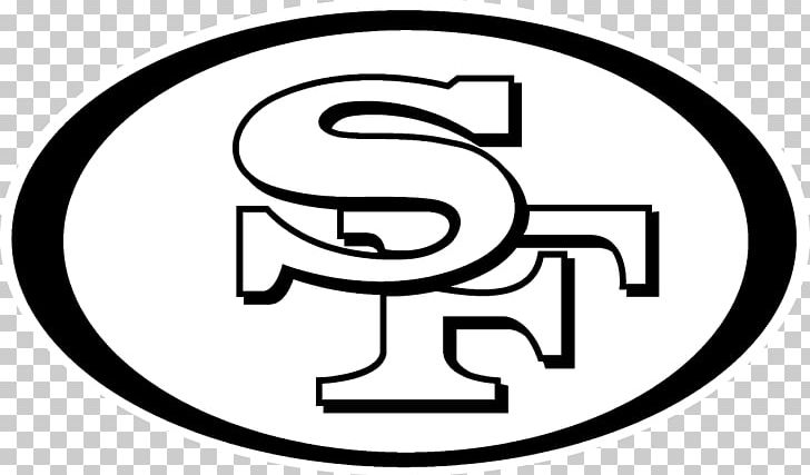 San Francisco 49ers NFL Decal Sticker PNG, Clipart, American Football, Area, Black And White, Bumper Sticker, Circle Free PNG Download