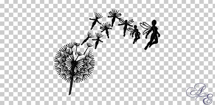 Dandelion Plants Pine Flowering Plant Fairy PNG, Clipart, Art, Bamboo, Black And White, Body Jewelry, Branch Free PNG Download