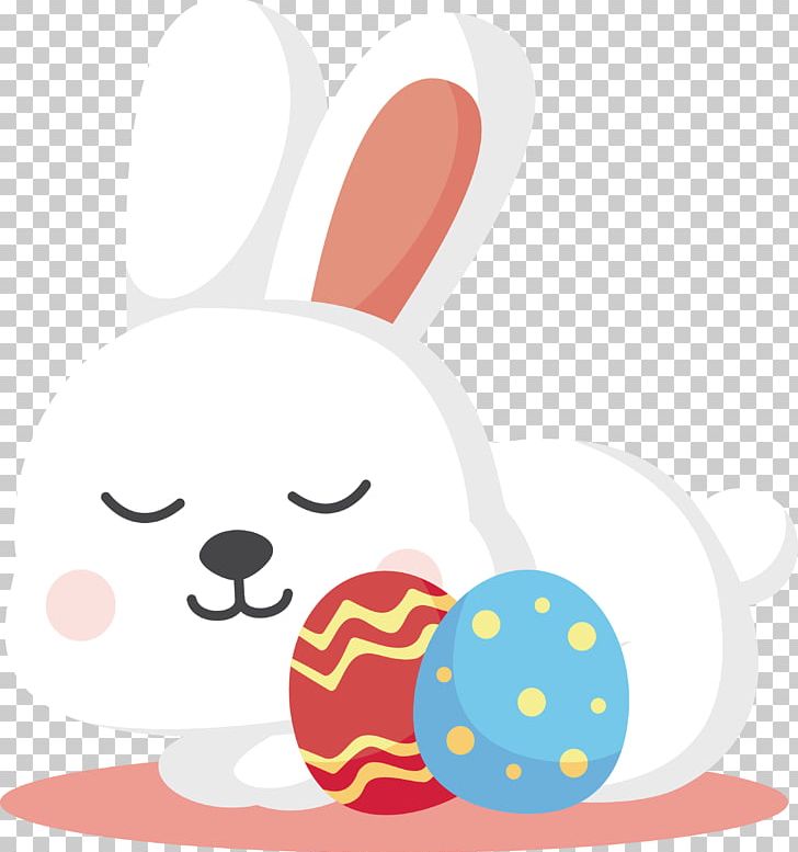 Easter Bunny White Rabbit Easter Egg Illustration PNG, Clipart, Background White, Black White, Cartoon, Color, Design Vector Free PNG Download