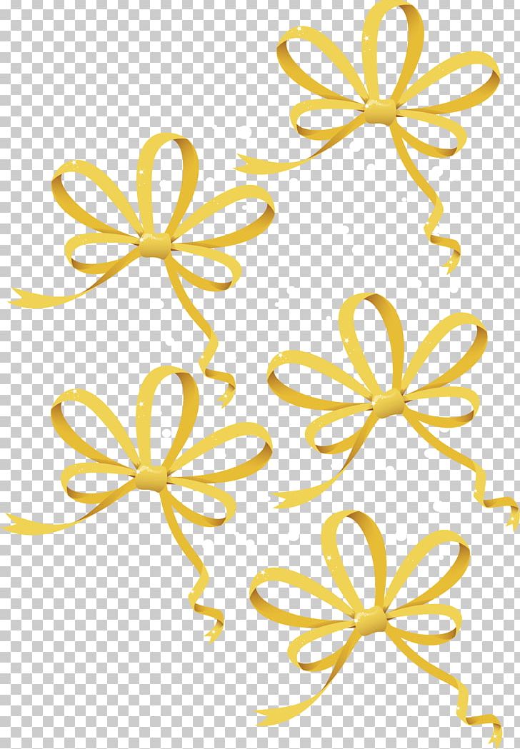 Golden Flower Ribbon PNG, Clipart, Black And White, Circle, Clip Art, Color, Decorative Patterns Free PNG Download