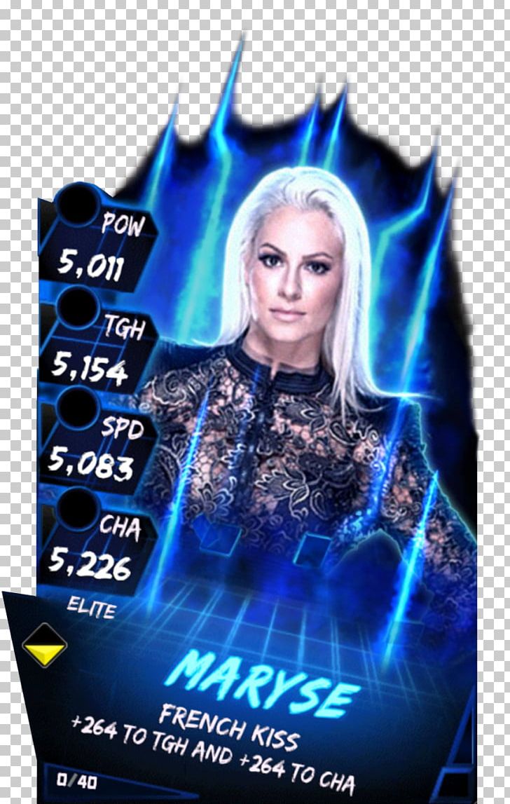 Maryse Ouellet WWE SuperCard SummerSlam WWE SmackDown WrestleMania 33 PNG, Clipart, Advertising, Film, Hotel Card, Manager, Maryse Ouellet Free PNG Download
