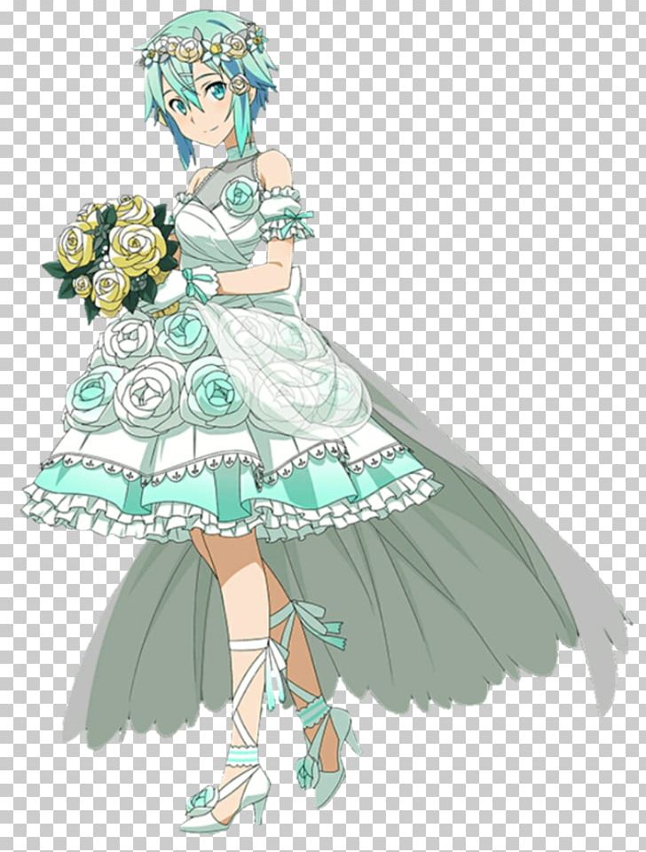 Sinon Kirito Sword Art Online: Code Register Asuna Leafa PNG, Clipart, Bride, Cartoon, Character, Clothing, Costume Free PNG Download