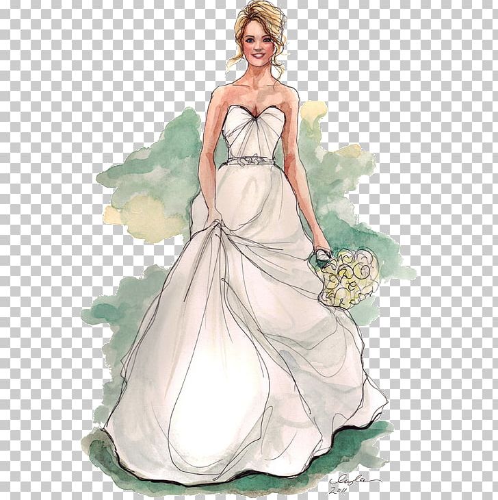 Drawing Wedding Dress Sketch PNG, Clipart, Bridal Clothing, Bridal Party Dress, Bridal Shower, Bride, Cocktail Dress Free PNG Download