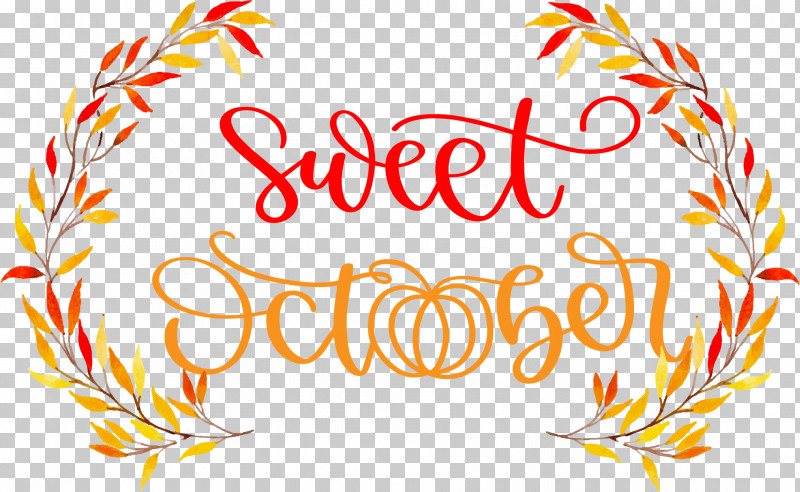 Sweet October October Autumn PNG, Clipart, Autumn, Fall, Geometry, Line, Mathematics Free PNG Download