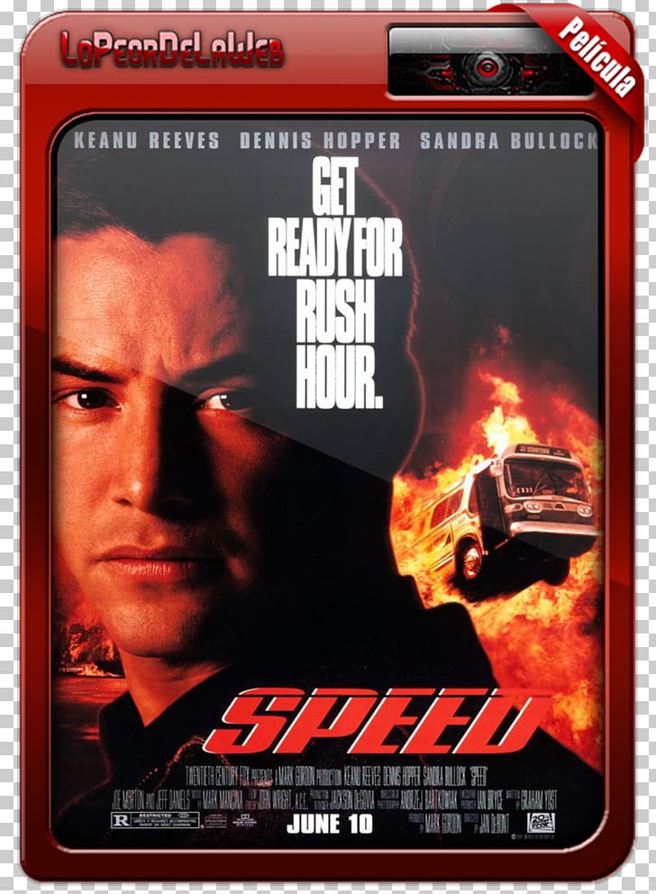 Keanu Reeves Speed Film Poster Cinema PNG, Clipart, Action Film, Box Office Mojo, Cinema, Dvd, Film Free PNG Download