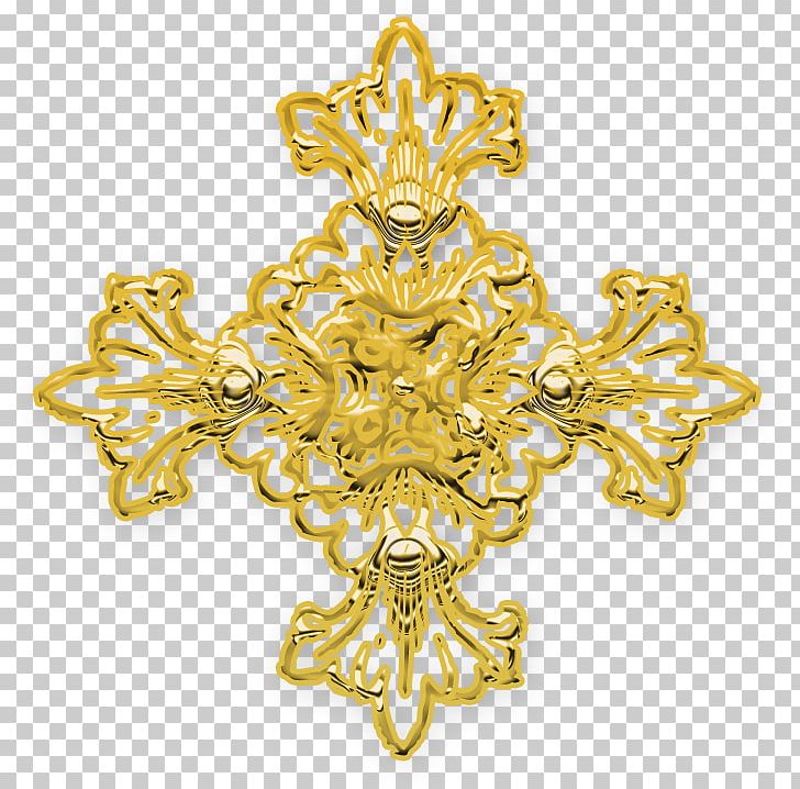 Gold Designer Pattern PNG, Clipart, Advertisement Jewellery, Background, Brass, Cross, Decoration Free PNG Download
