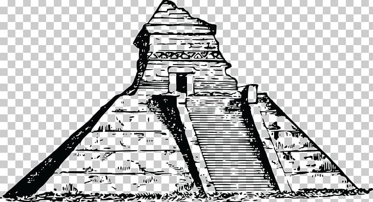 Mesoamerican Pyramids Mexico City Chichen Itza Maya Civilization Egyptian Pyramids PNG, Clipart, Area, Artwork, Aztec, Black And White, Building Free PNG Download