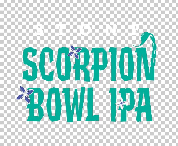Beer India Pale Ale Scorpion Bowl Stone Brewing Co. Logo PNG, Clipart, Alcohol, Area, Beer, Beer Brewing Grains Malts, Brand Free PNG Download