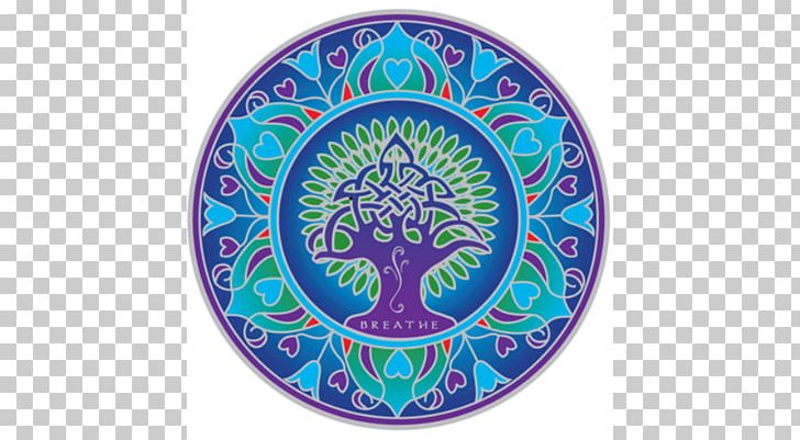 Earth Mandala Sticker Window Tibetan Buddhism PNG, Clipart, Adhesive, Chakra, Circle, Cobalt Blue, Decal Free PNG Download