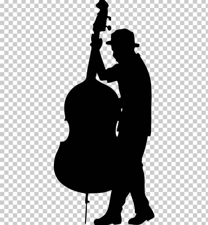 Silhouette Cello Double Bass Musician PNG, Clipart, Animals, Art, Artwork, Black And White, Cello Free PNG Download