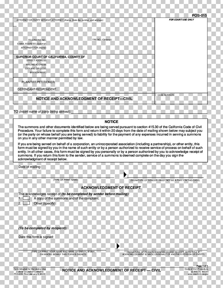 Document Form Legal Release Bond Receipt PNG, Clipart, Acknowledgment, Address, Area, Bail Bondsman, Bond Free PNG Download