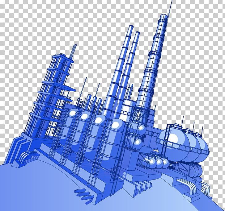 Chemical Plant Factory Illustration PNG, Clipart, Angle, Blue, Blue Abstract, Blue Background, Blue Border Free PNG Download