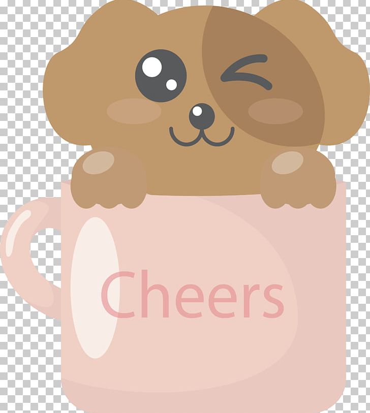 Dog Coffee PNG, Clipart, Brown, Carnivoran, Cartoon, Coffee Vector, Color Free PNG Download