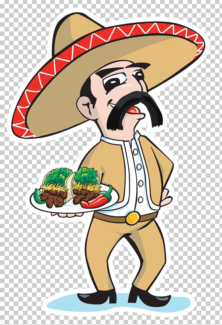 Tacos El Ranchero Food PNG, Clipart, Art, Artwork, Cartoon, Clothing, Cowboy Free PNG Download