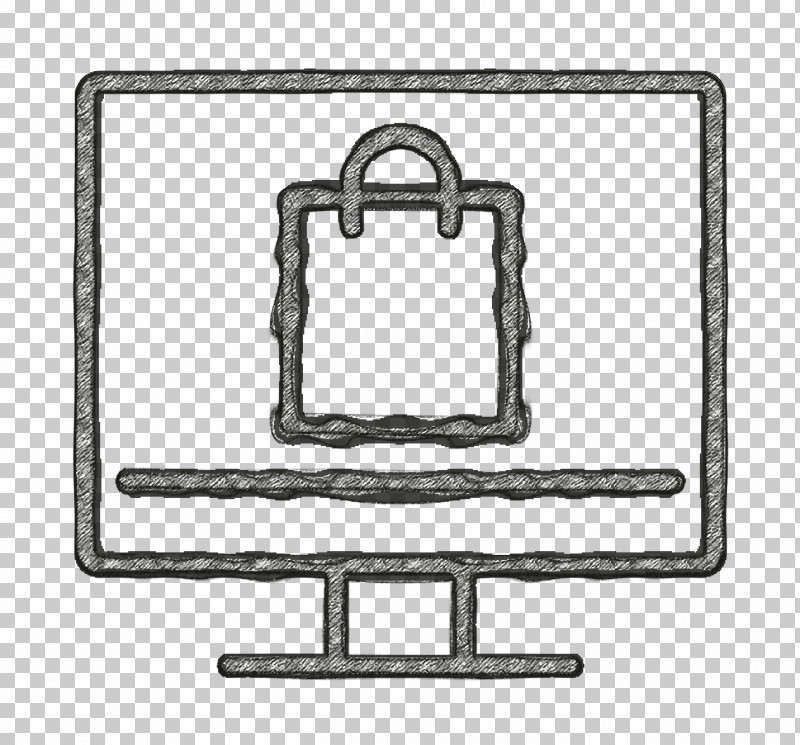 Online Shop Icon SEO And Online Marketing Elements Icon Monitor Icon PNG, Clipart, Black, Black And White, Geometry, Line, Mathematics Free PNG Download