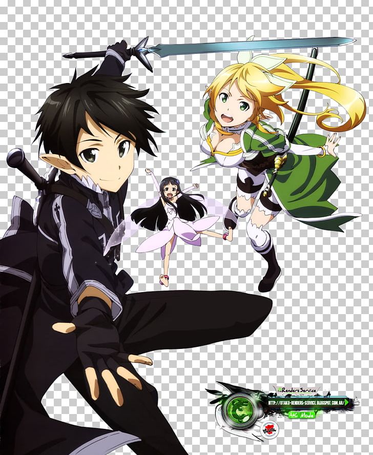 Sword Art Online: Lost Song Kirito Asuna Leafa Sword Art Online: Hollow Fragment PNG, Clipart, Anime, Black Hair, Cartoon, Character, Computer Wallpaper Free PNG Download