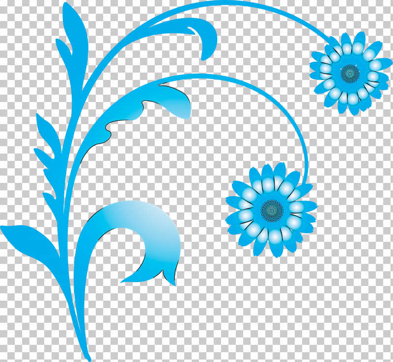 Flower Frame Decoration Frame Floral Frame PNG, Clipart, Aqua, Blue, Circle, Decoration Frame, Floral Frame Free PNG Download