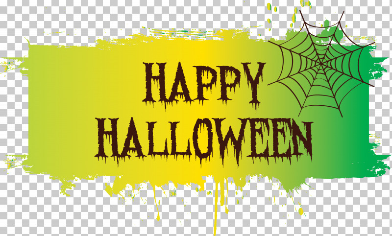 Happy Halloween PNG, Clipart, Green, Happy Halloween, Logo, M, Text Free PNG Download