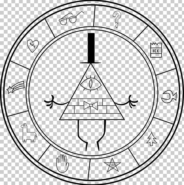 Bill Cipher Dipper Pines Robbie Symbol PNG, Clipart, Angle, Area, Art, Bill Cipher, Black And White Free PNG Download