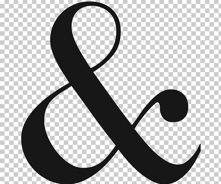 Ampersand Symbol Logogram Typographic Ligature PNG, Clipart, Ampersand, Artwork, Black And White, Brand, Circle Free PNG Download