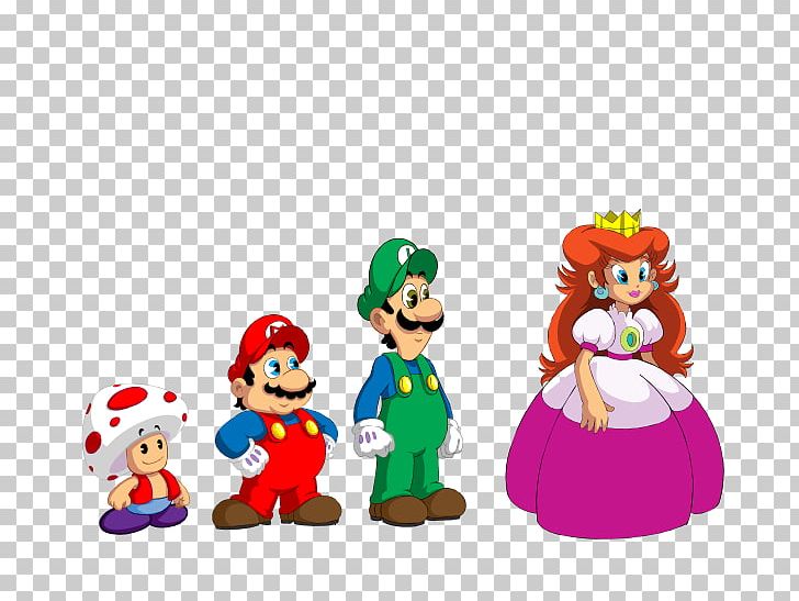 Super Mario Bros. Princess Peach Luigi Toad PNG, Clipart, Cartoon, Computer Wallpaper, Fictional Character, Gaming, Luigi Free PNG Download