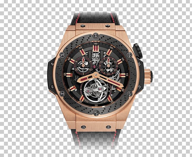 Watch Hublot King Power Tourbillon Clock PNG, Clipart, Accessories, Brand, Chronograph, Clock, Gold Free PNG Download