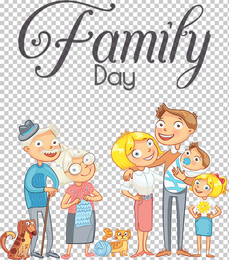 Family Cartoon Grandparent Daughter PNG, Clipart, Cartoon, Daughter, Family, Family Day, Father Free PNG Download