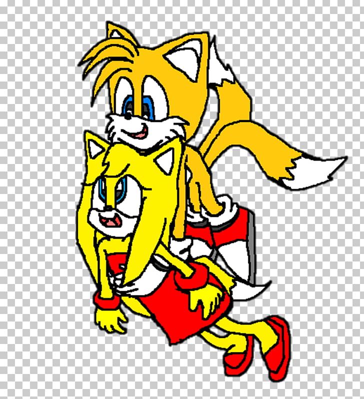 Tails Sonic Chaos PNG, Clipart, Area, Art, Artwork, Cartoon, Character Free PNG Download